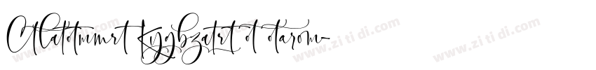 Flecha Bronzea L Lig字体转换